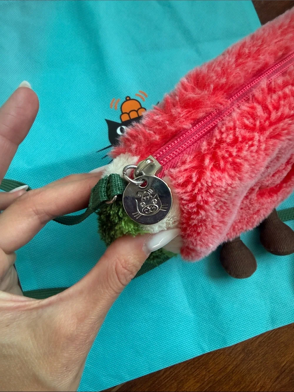 Jellycat Watermelon Plush Bag